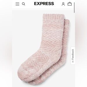 NWT Express cozy slipper socks